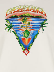 Casablanca Innocence Triangle Hoodie White