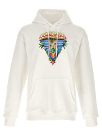 Casablanca Innocence Triangle Hoodie White