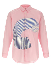 Comme Des Garcons Shirt Insert Shirt Blue