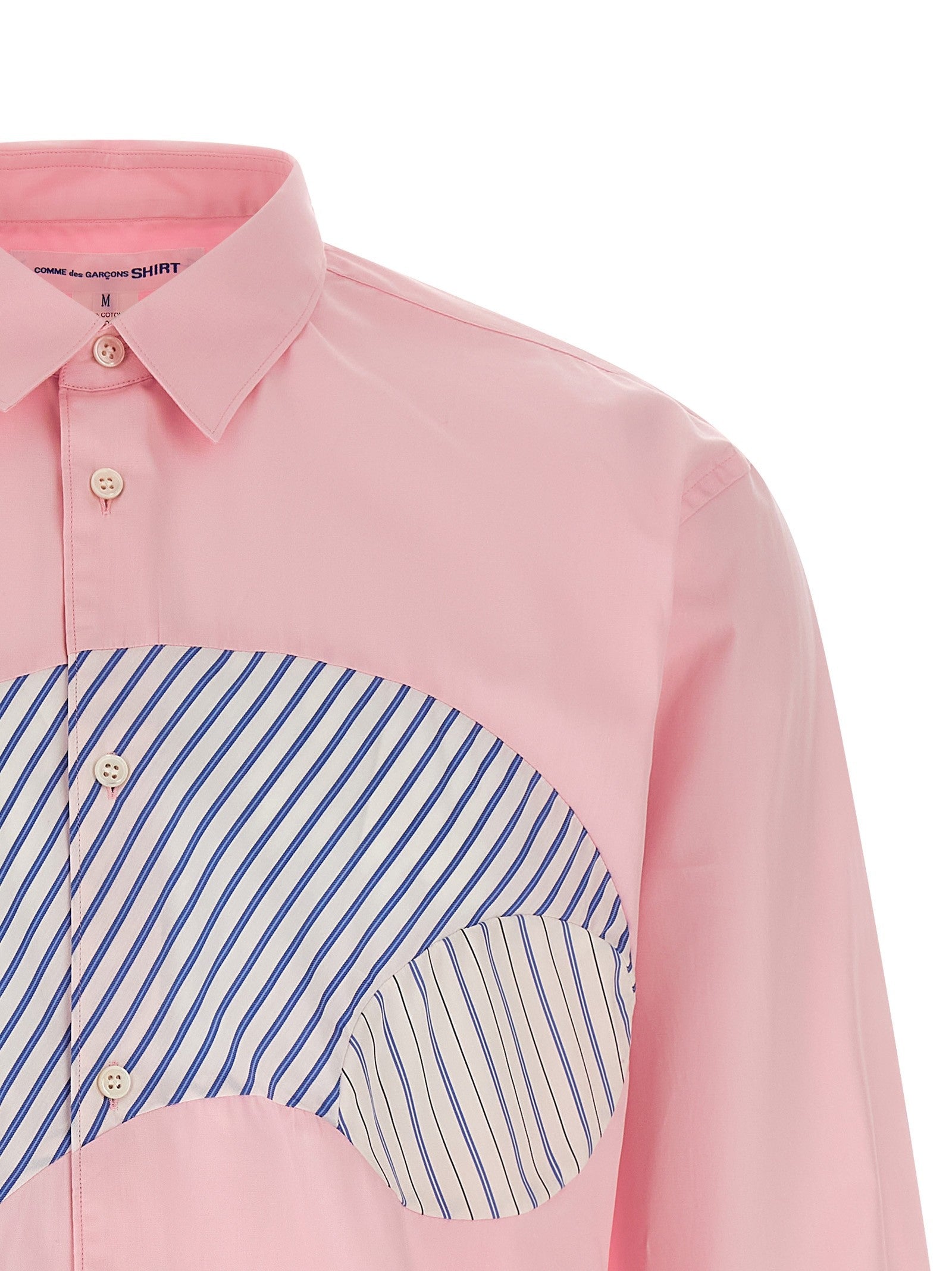Comme Des Garcons Shirt Insert Shirt Blue