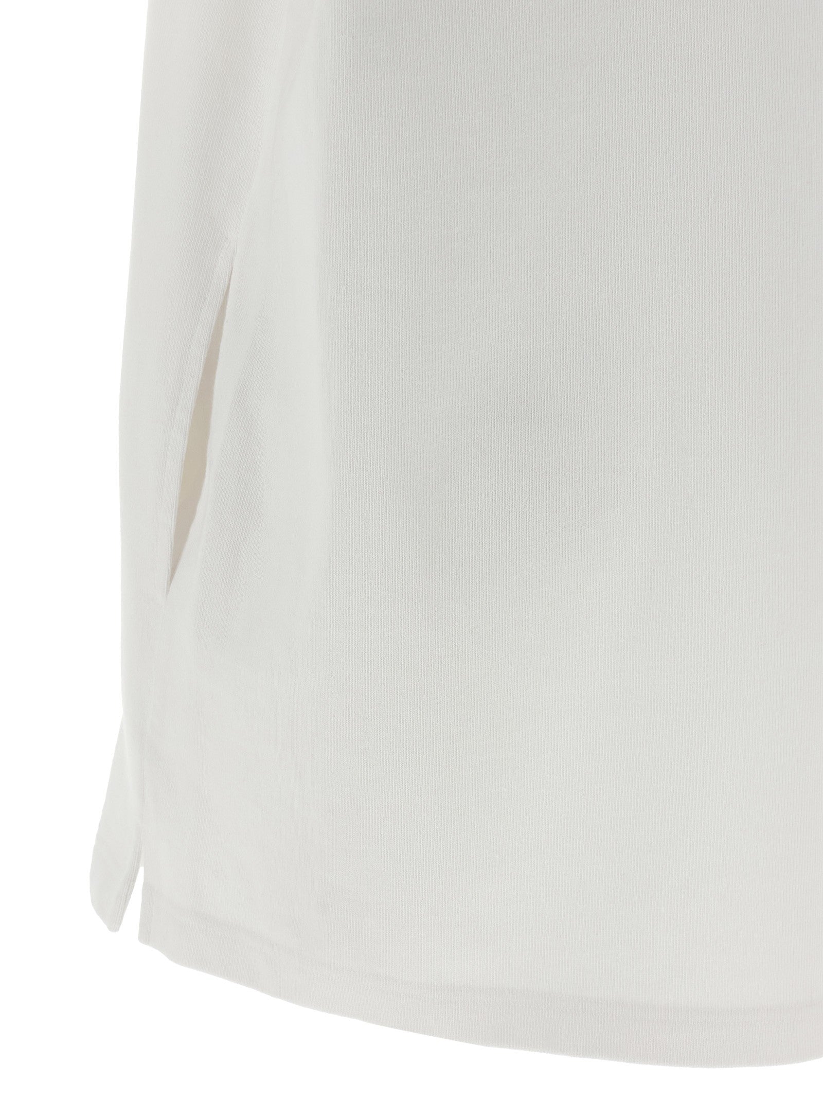 T By Alexander Wang Intarsia Collar Dress White