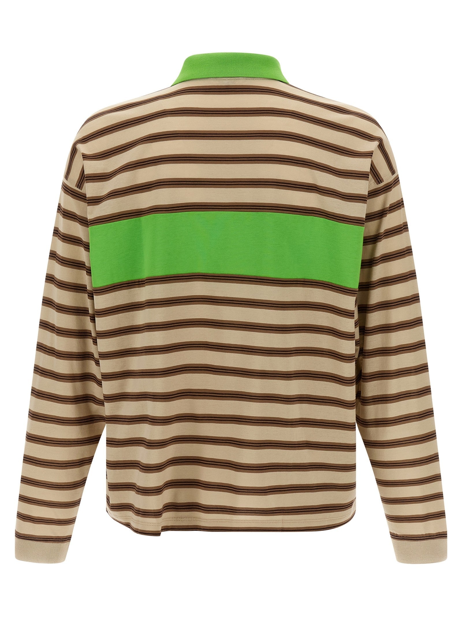 Versace Intarsia Polo Shirt Gold