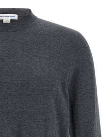 Comme Des Garcons Shirt Intarsia Sweater Grey