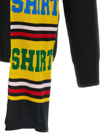 Comme Des Garcons Shirt Intarsia Sweater Black