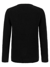 Comme Des Garcons Shirt Intarsia Sweater Black