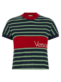 Versace Intarsia Shirt Gold