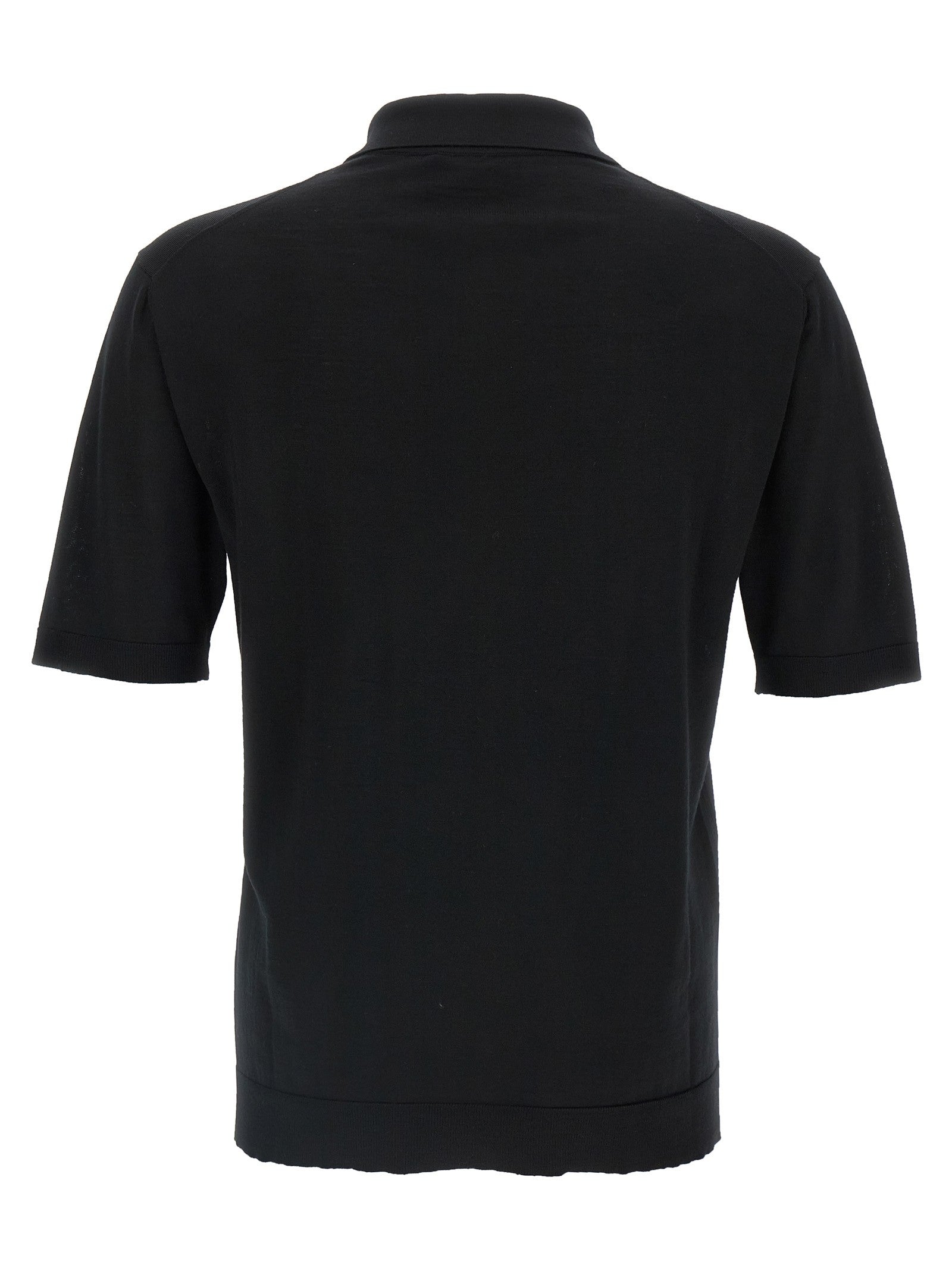 Gucci Intarsio Gucci Polo Shirt Black