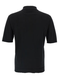 Gucci Intarsio Gucci Polo Shirt Black