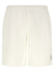 Brunello Cucinelli Interlock Cotton Bermuda Shorts White