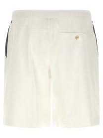 Brunello Cucinelli Interlock Cotton Bermuda Shorts White