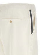 Brunello Cucinelli Interlock Cotton Bermuda Shorts White, view 4