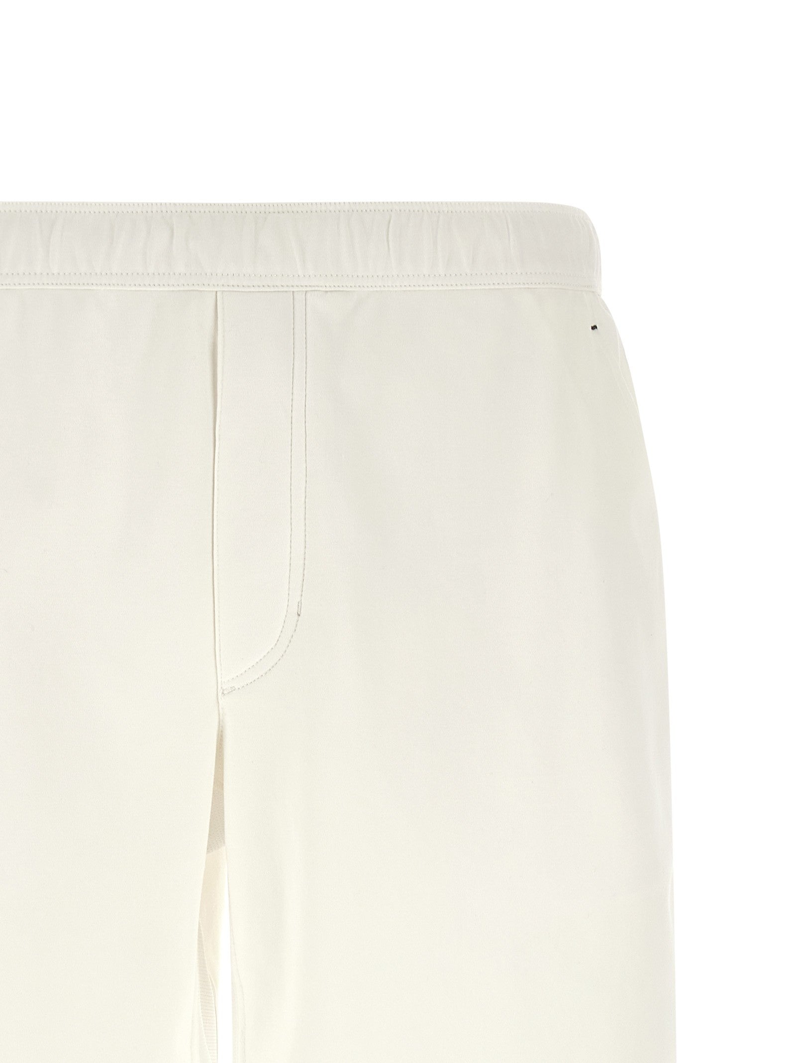 Brunello Cucinelli Interlock Cotton Bermuda Shorts White