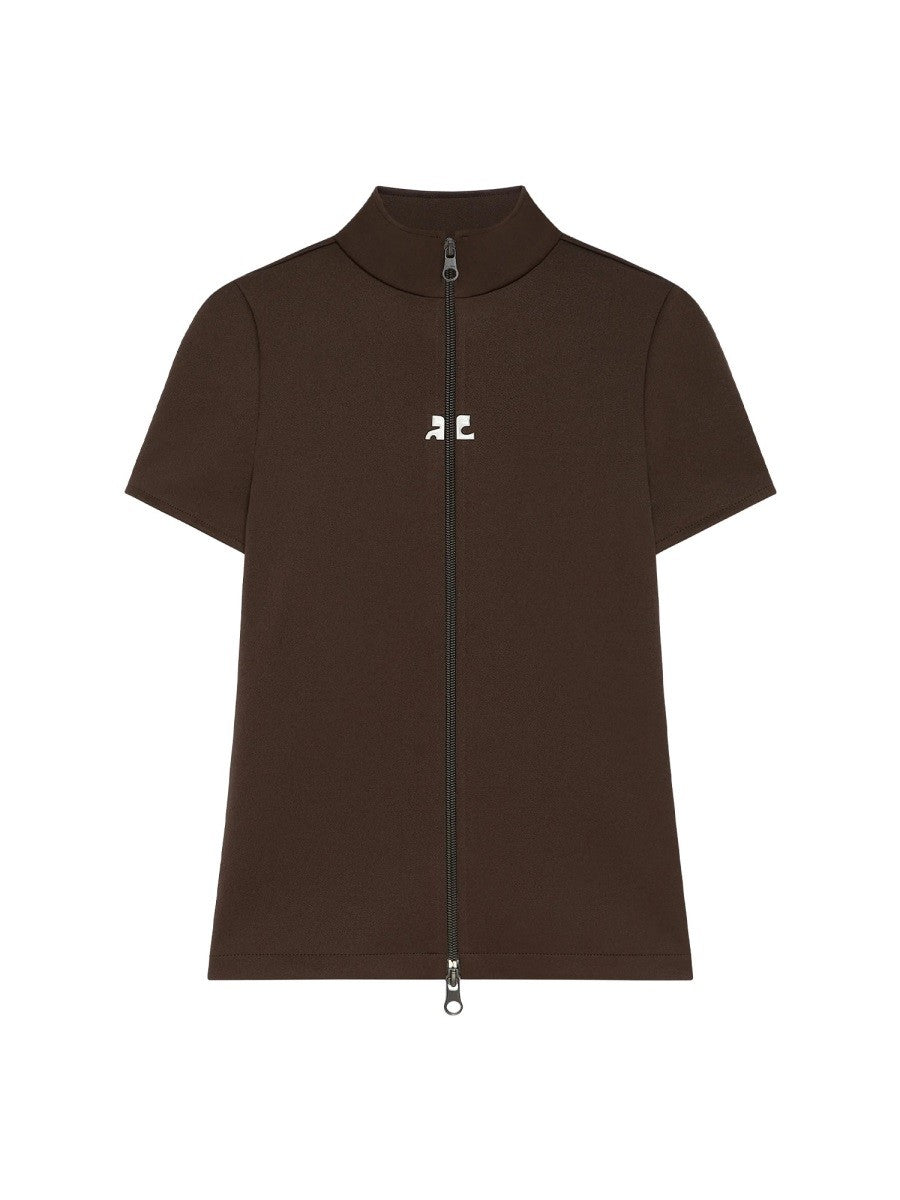 courrèges Women's Interlock Top Brown