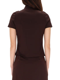 courrèges Women's Interlock Top Brown