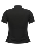 courrèges Interlock Zipped Top Black, view 2