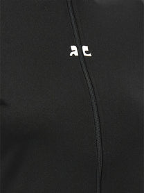 courrèges Interlock Zipped Top Black