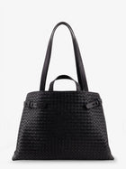 Bottega Veneta Men's Intreccio Leather Shoulder Bag Black