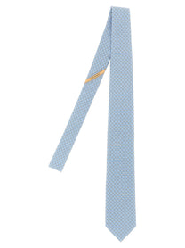 Ferragamo Intreccio Tie Blue