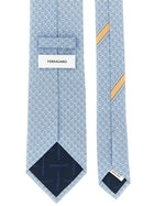 Ferragamo Intreccio Tie Blue, view 2