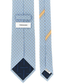 Ferragamo Intreccio Tie Blue