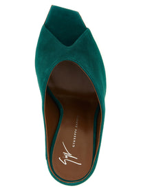 Giuseppe Zanotti Intriigo Cluedo Sandals Green
