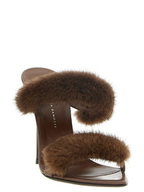 Giuseppe Zanotti Intriigo Mules Brown, view 2
