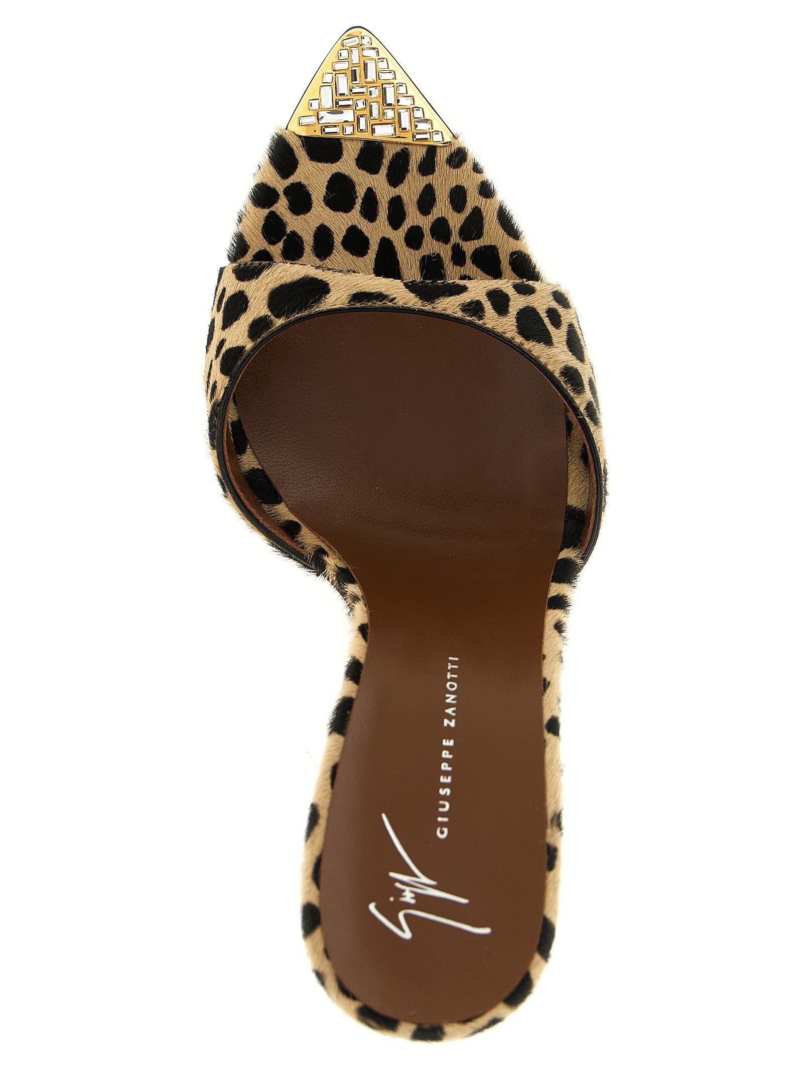 Giuseppe Zanotti Intriigo Savage Mules Gold