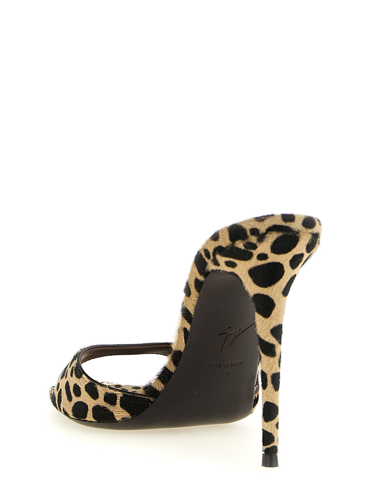 Giuseppe Zanotti Intriigo Savage Mules Gold, view 3