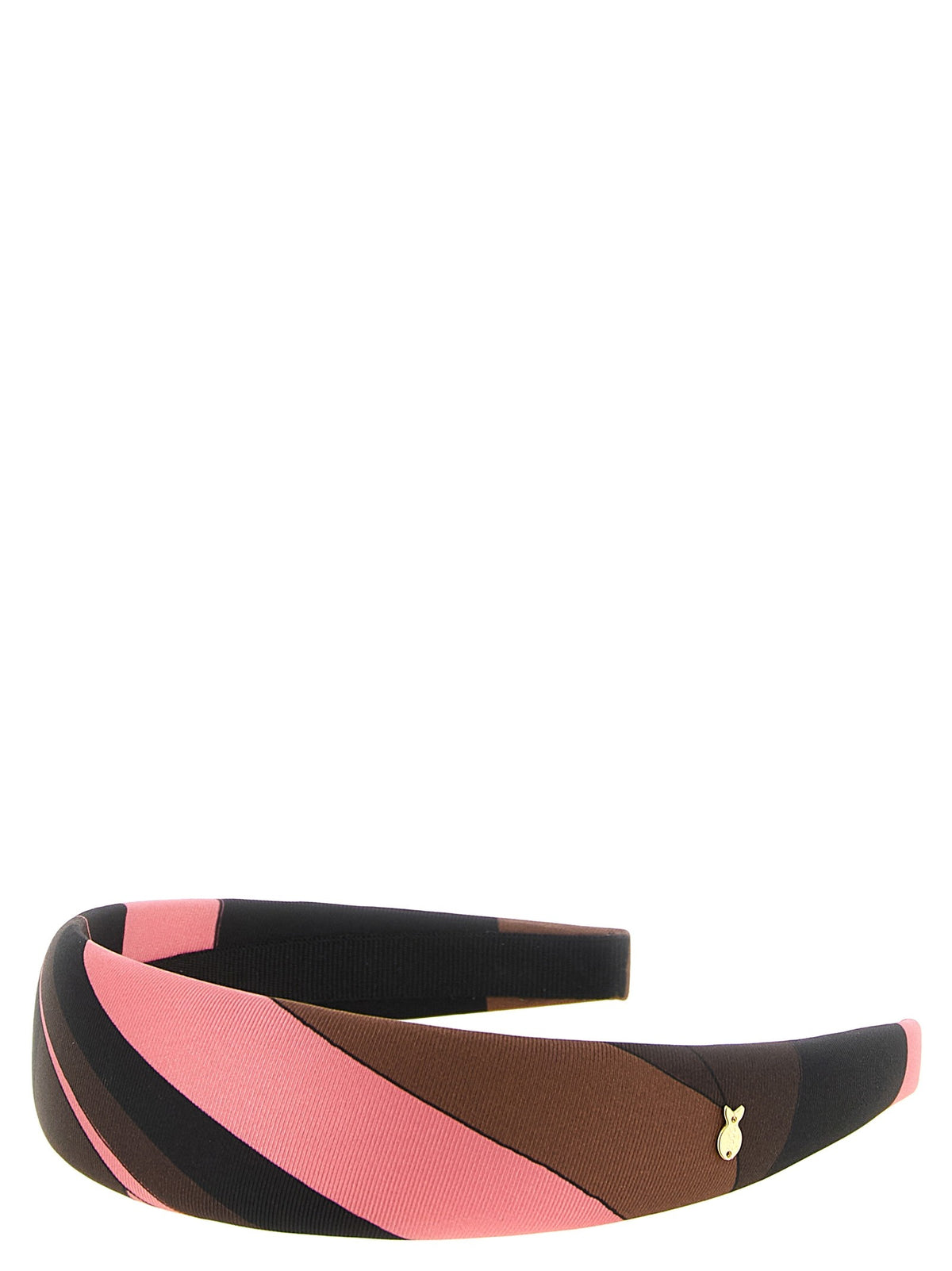 Emilio Pucci Iride Silk Headband Gold