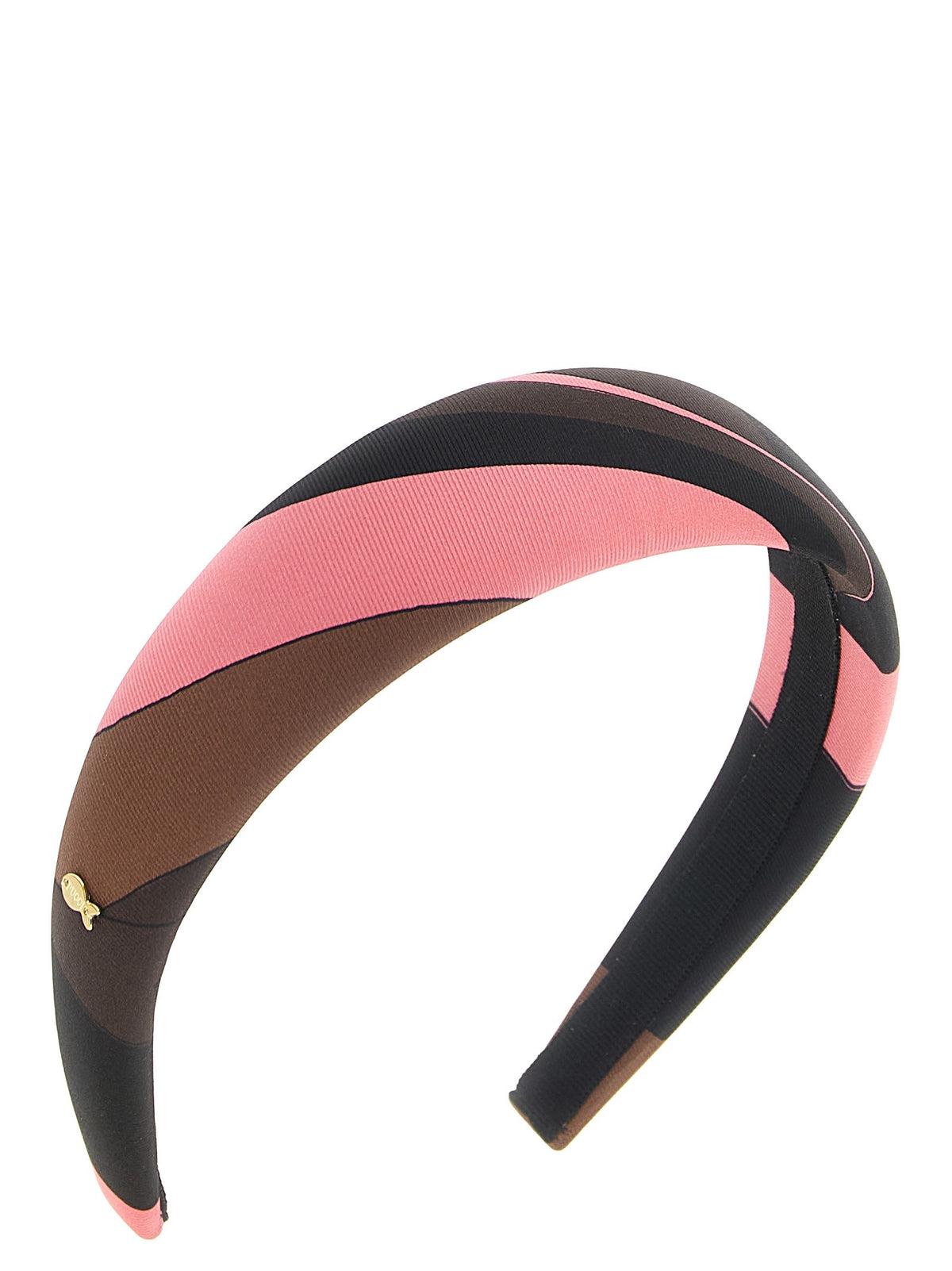 Emilio Pucci Iride Silk Headband Gold