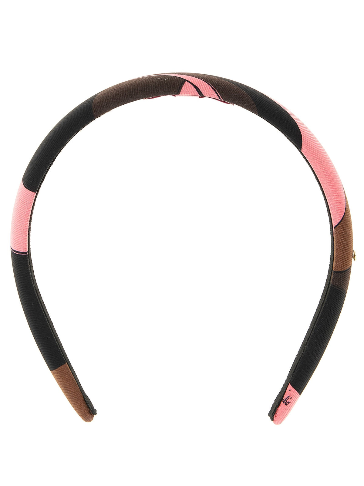 Emilio Pucci Iride Silk Headband Gold