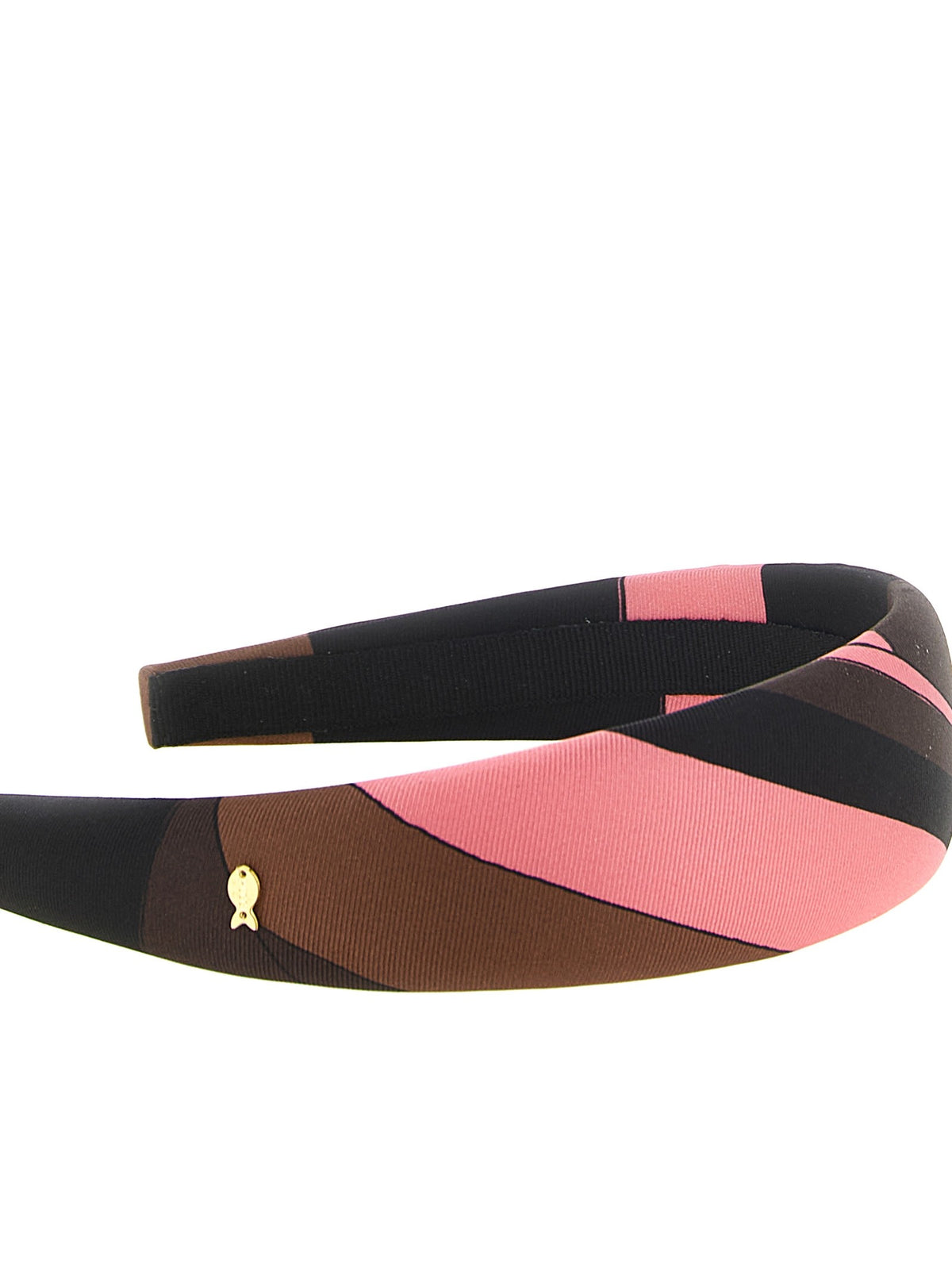 Emilio Pucci Iride Silk Headband Gold