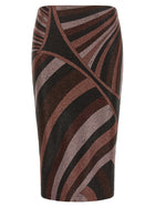 Emilio Pucci Iride Skirt Red