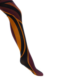 Emilio Pucci Iride Tights Gold