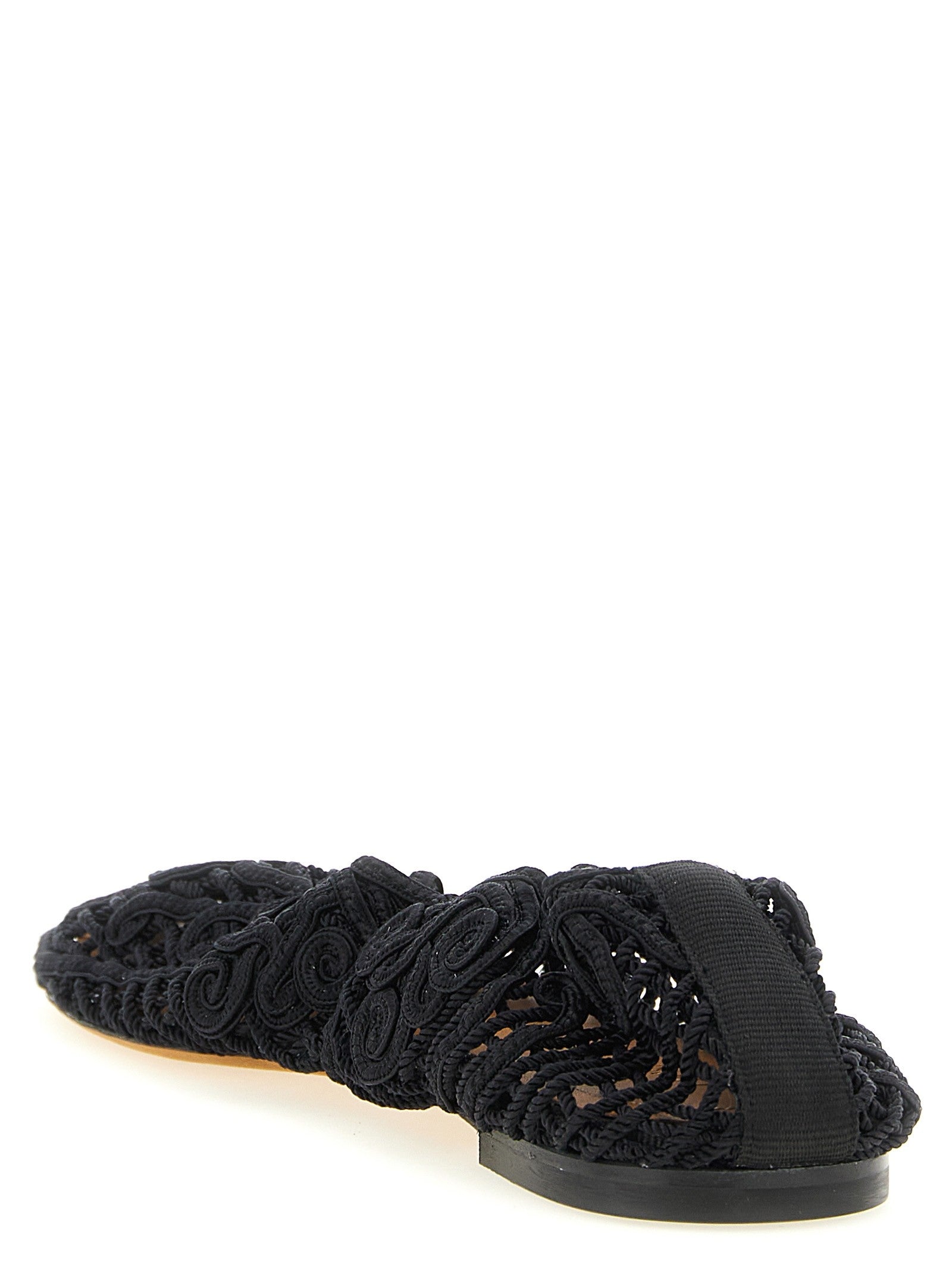 Odissi Iris Ballet Flats Black