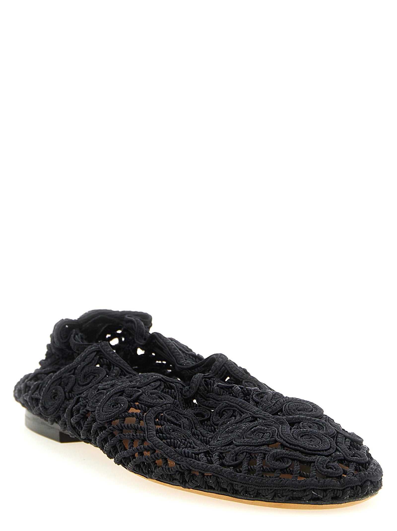 Odissi Iris Ballet Flats Black