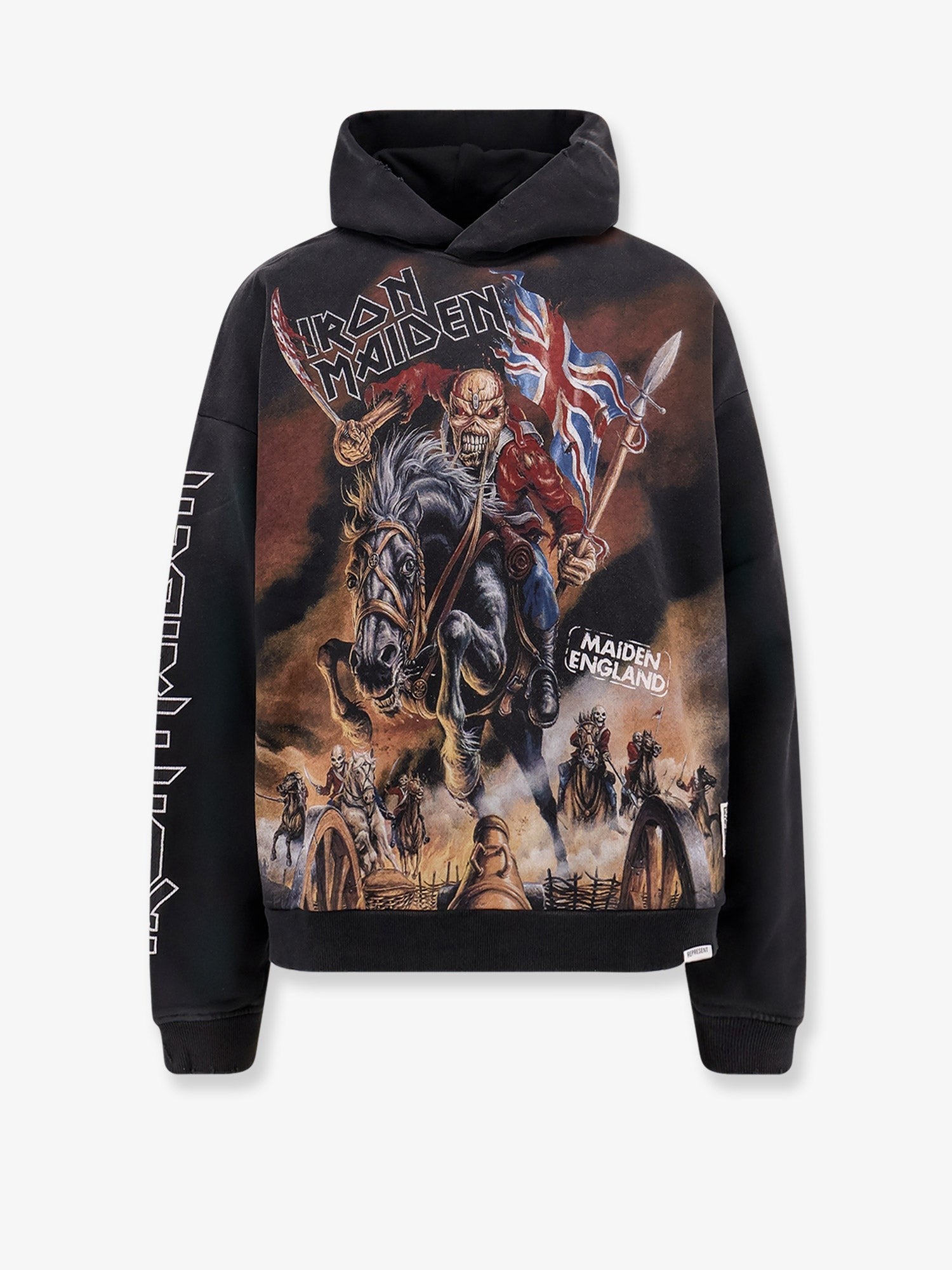 Represent Men's Iron Maiden Steed Cotton Sweatshirt Black Represent