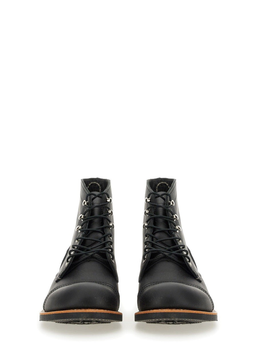 Red Wing Men's Iron Ranger Boot Black Red Wing