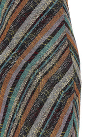 Missoni Irregular Zig Zag Dress Gold