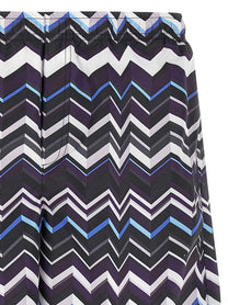 Missoni Irregular Zig Zag Swimsuit Gold