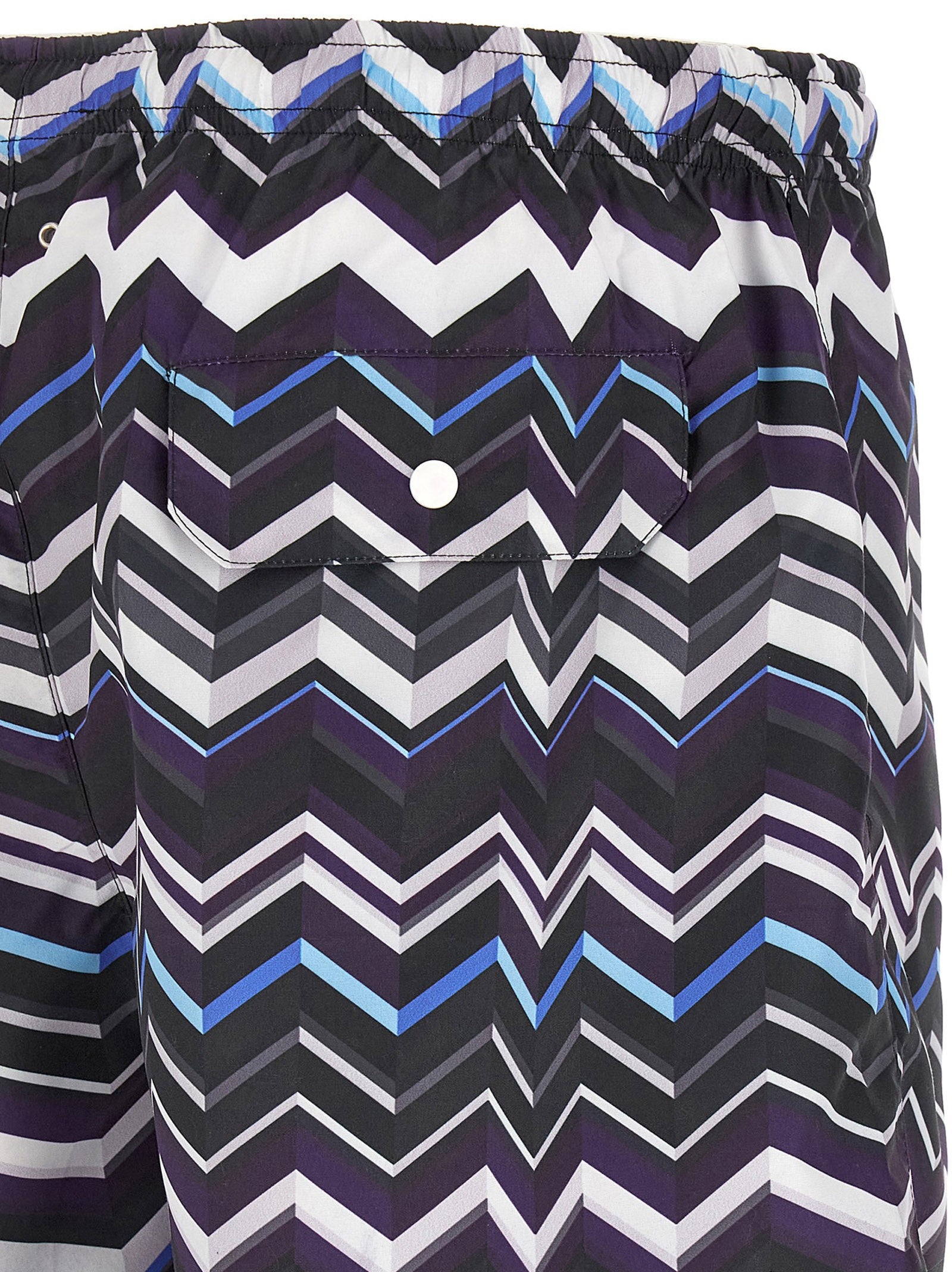 Missoni Irregular Zig Zag Swimsuit Gold