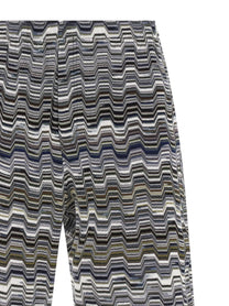 Missoni Irregular Zigzag Bermuda Shorts Green