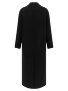 Loulou De Saison Irvin Double Breasted Coat Black, view 2