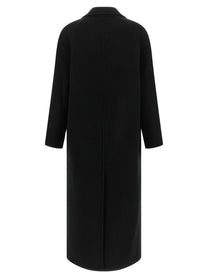 Loulou De Saison Irvin Double Breasted Coat Black