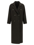 Loulou De Saison Irvin Double Breasted Coat Brown