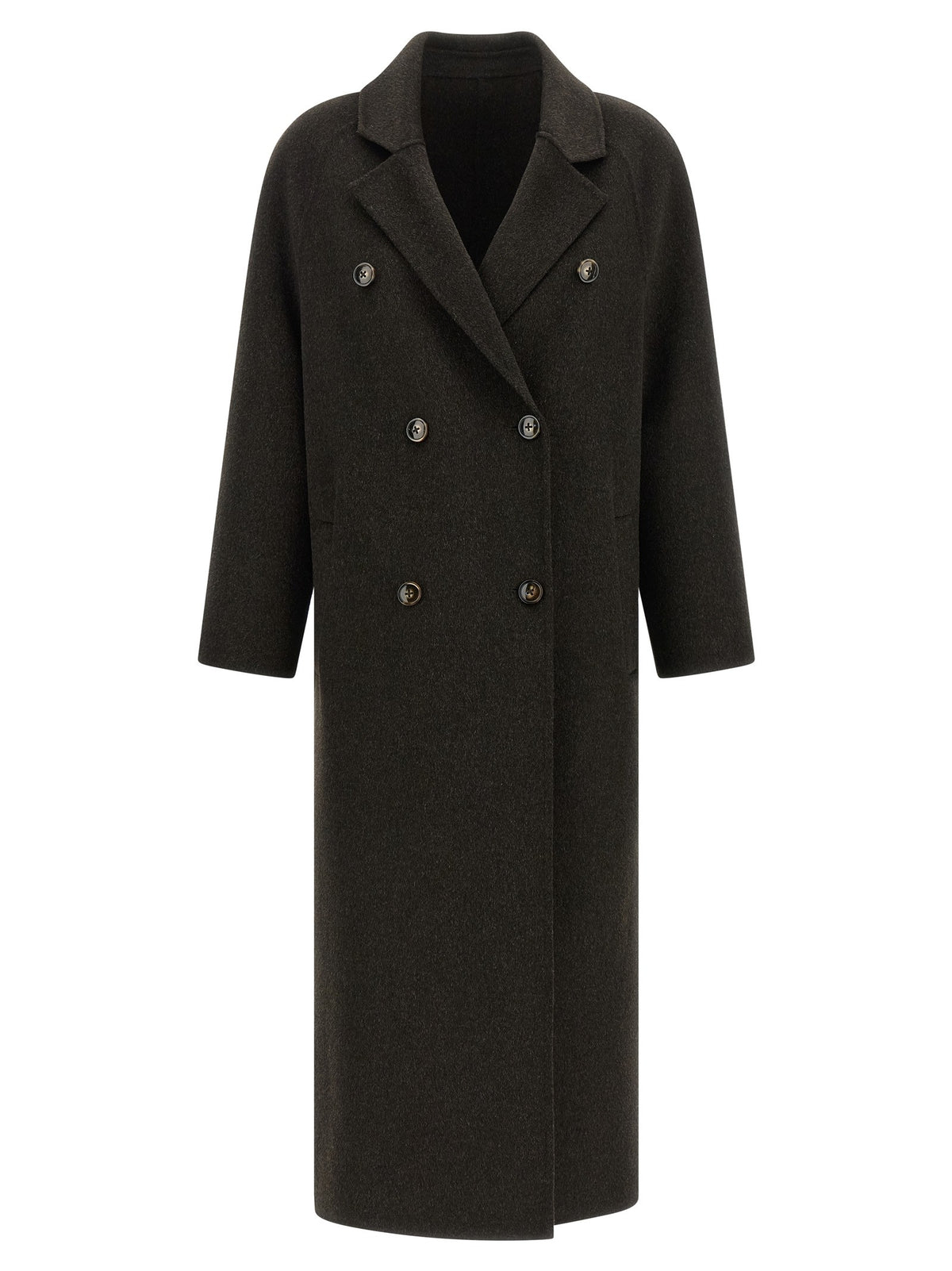 Loulou De Saison Irvin Double Breasted Coat Brown