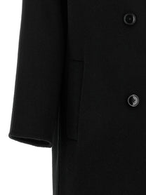 Loulou De Saison Irvin Double Breasted Coat Black