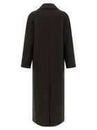 Loulou De Saison Irvin Double Breasted Coat Brown, view 2