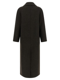 Loulou De Saison Irvin Double Breasted Coat Brown
