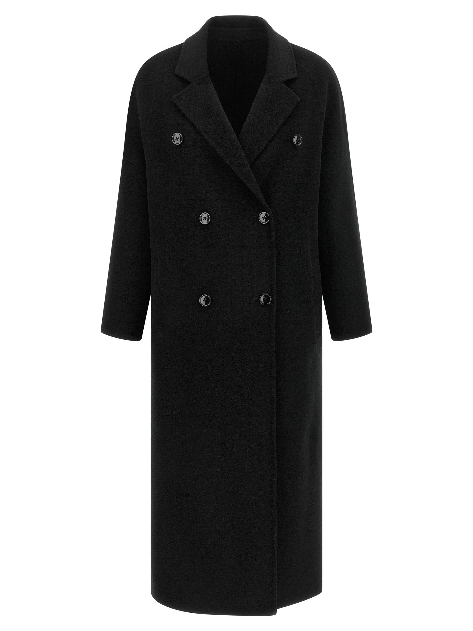 Loulou De Saison Irvin Double Breasted Coat Black